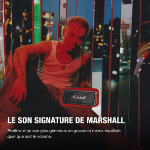 Enceinte portable MARSHALL Emberton III Black & Brass - Bluetooth, étanche, autonomie 32h