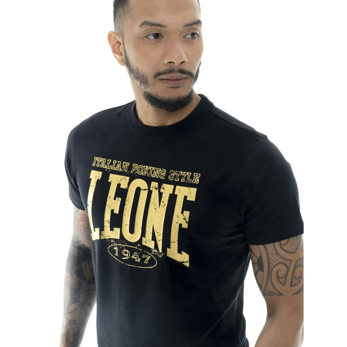 Camiseta de hombre Leone Boxing Legend de algodón elástico