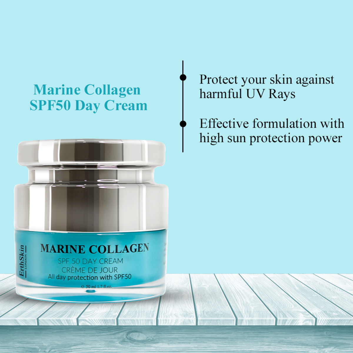 Crema de Día Colágeno Marino SPF50 50ml