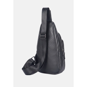Marsupio uomo vera pelle - Modello False - Casual - 18.0 x 33.0 x 7.0 cm