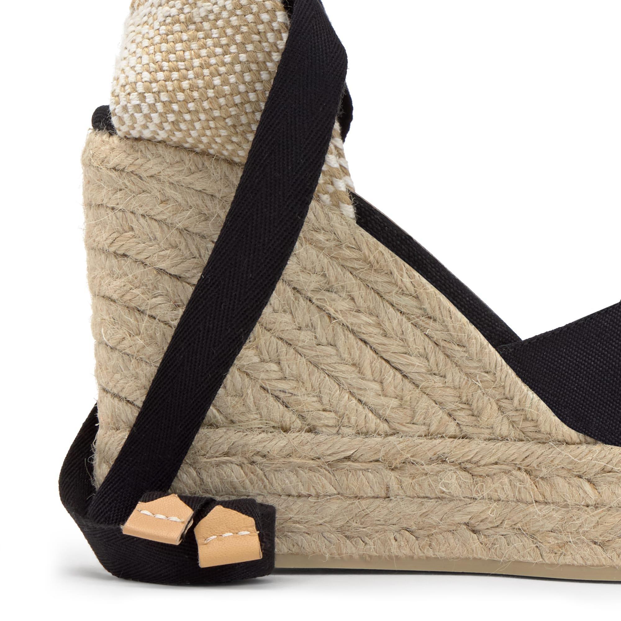 Alpargata Carina cuña de yute 11cm doble plataforma