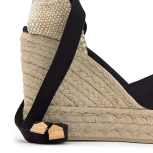 Alpargata Carina cuña de yute 11cm doble plataforma