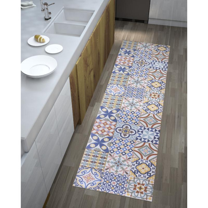 Passatoia Deco Carpet Multicolore lavabile con panno