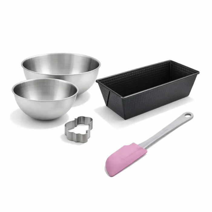 Set de 4 ustensiles de pâtisserie moule à gâteaux bol et spatule Zenker Haribo