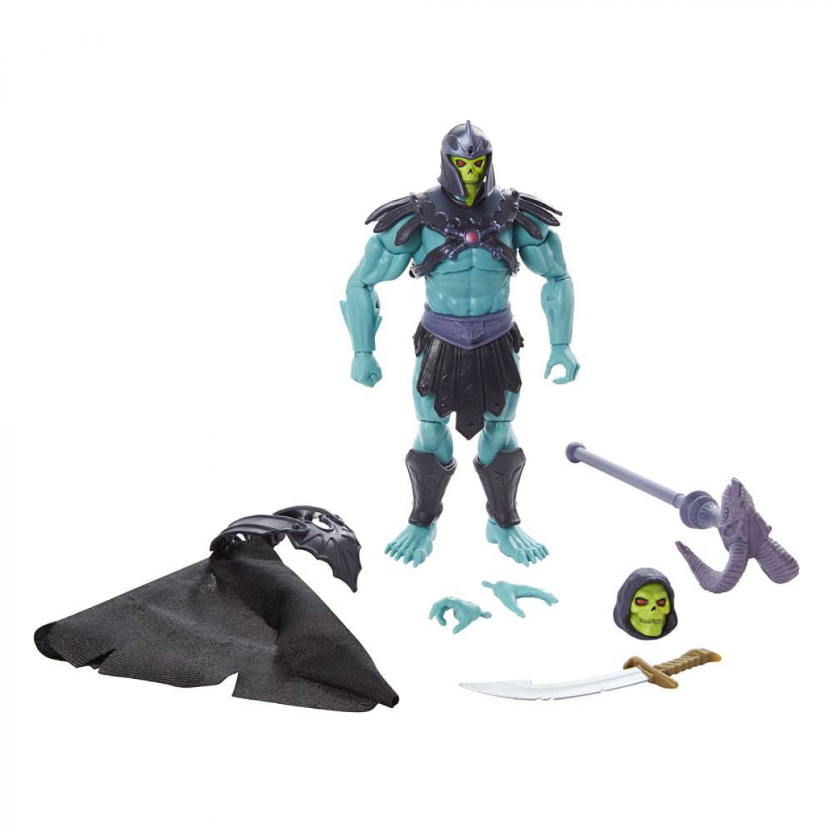 Masters Of The Universe New Eternia Masterverse Action Figura 2022 Barbarian Skeletor 18 Cm Mattel