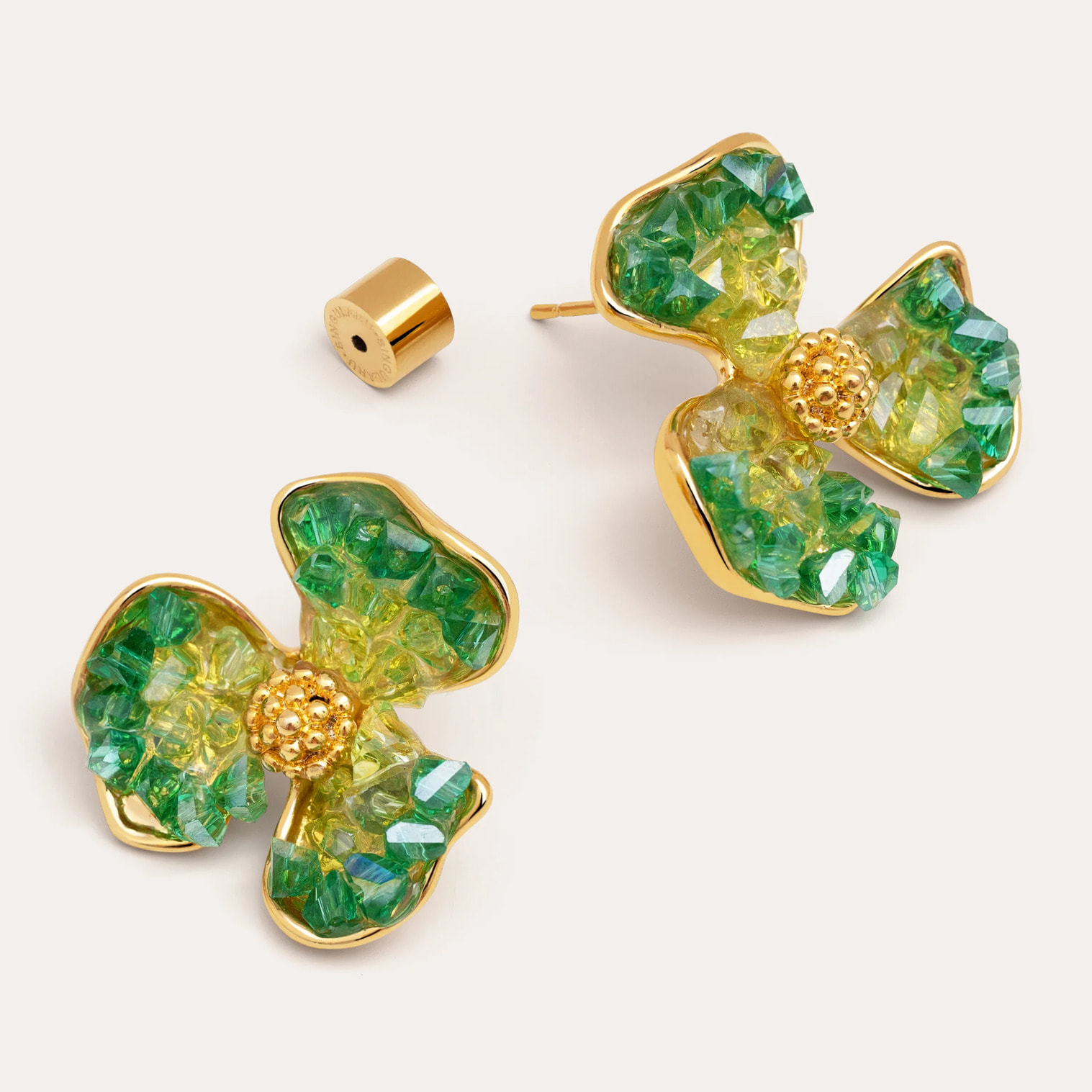 Orecchino Clover Placcato Oro