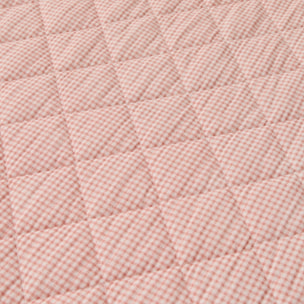 Colcha de algodón acolchada patchwork Crepatcol color rosa 100% Algodón