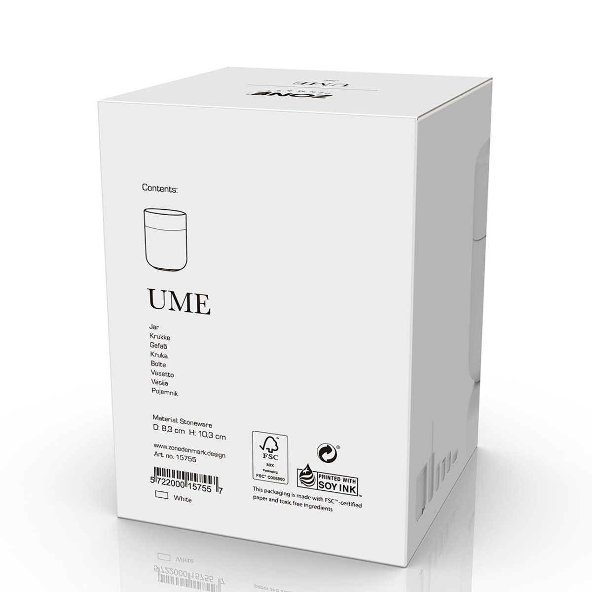 Pot avec couvercle Ume