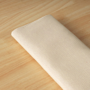 Lot de 2 Serviettes jacquard rÃ©versible ROUGE UNI 45x45 cm