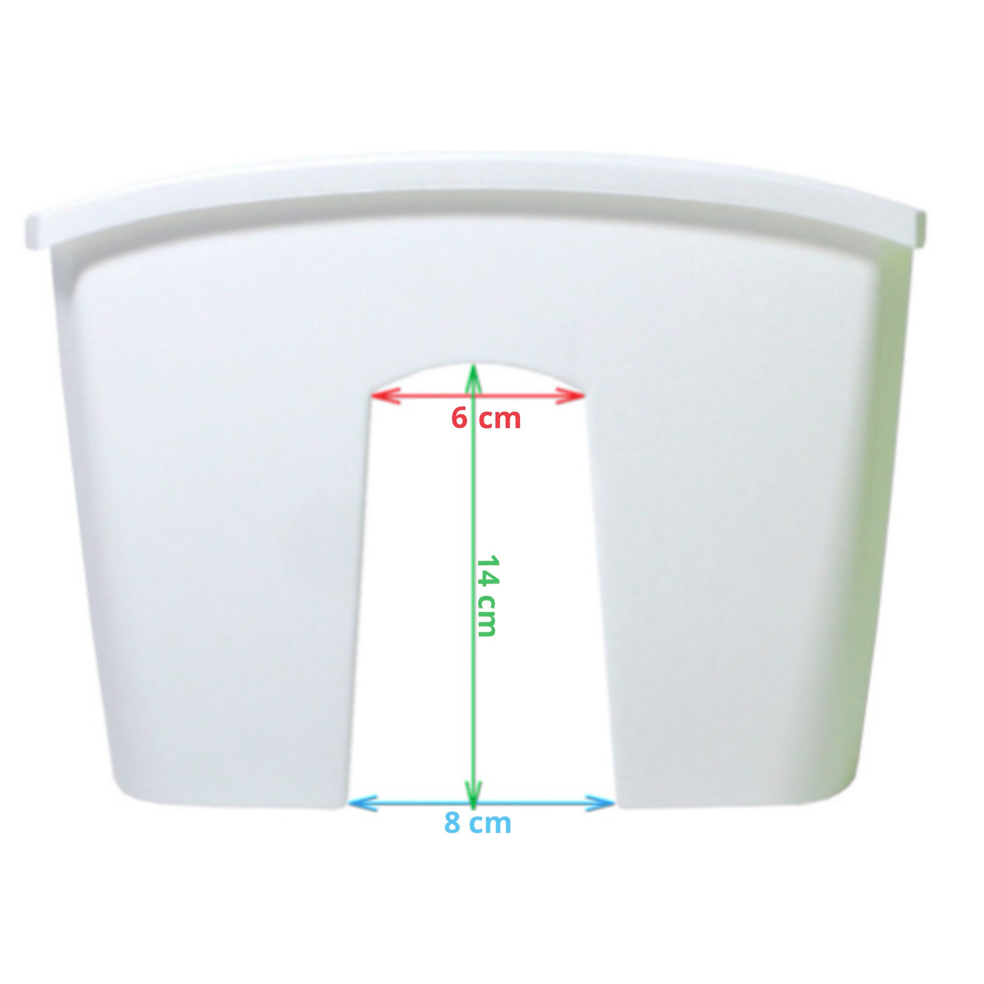 Maceta crown 12l., dimensiones (mm) 393x278x201, color terracota