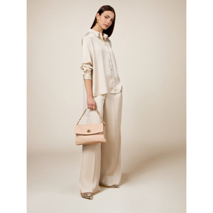 Oltre - Pantalones palazzo - Blanco