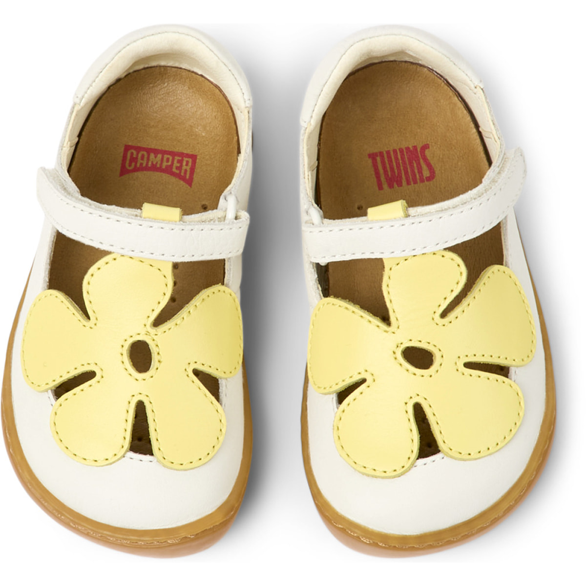 CAMPER Peu Cami - Sandalias Blanco Infantil Unisex