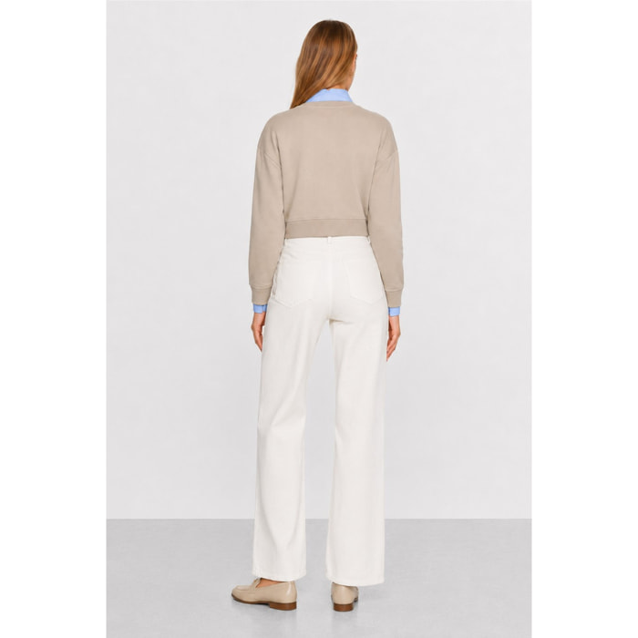 Kocca - Jeans da donna a vita alta e gamba larga in cotone Donna