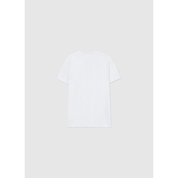 T-shirt serafino in cotone