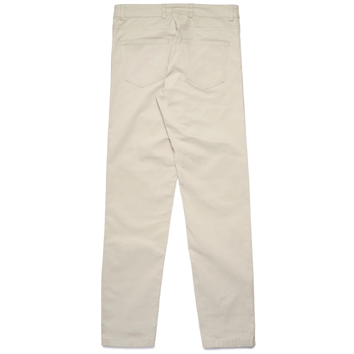 Pantaloni Robe di Kappa Uomo Jorman Comfort Peached Gabardine Grigio