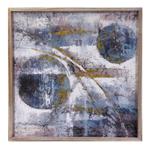 Quadro in legno quadrato cm60x3x60