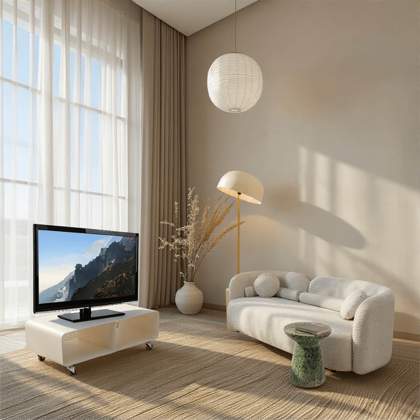 Meuble TV Lounge crème Kare Design