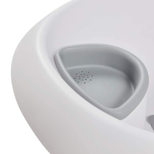 Bañera ergonómica con asas suaves stars, tapón y asiento anatómico, de 0 a 6 meses, natalia, blanco