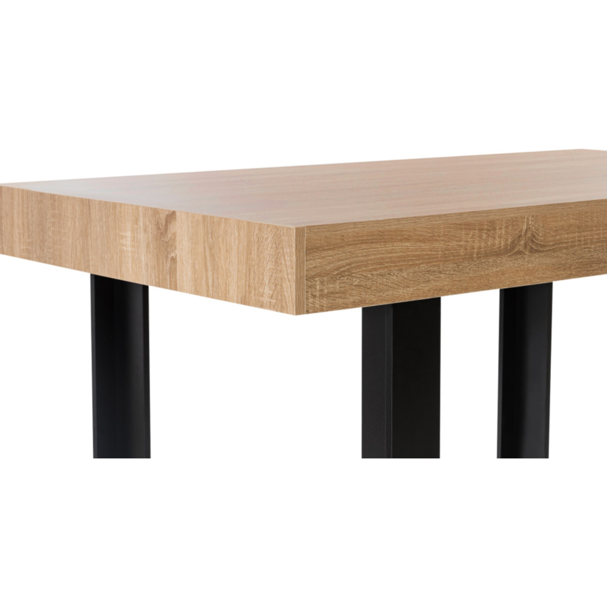 Tables à manger fixes Brixton - Bois - Noir