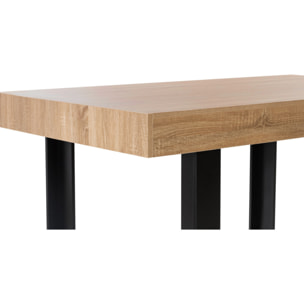 Tables à manger fixes Brixton - Bois - Noir