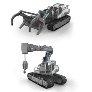 Macchinario idraulico 6 in 1 per costruire. 223 pezzi.