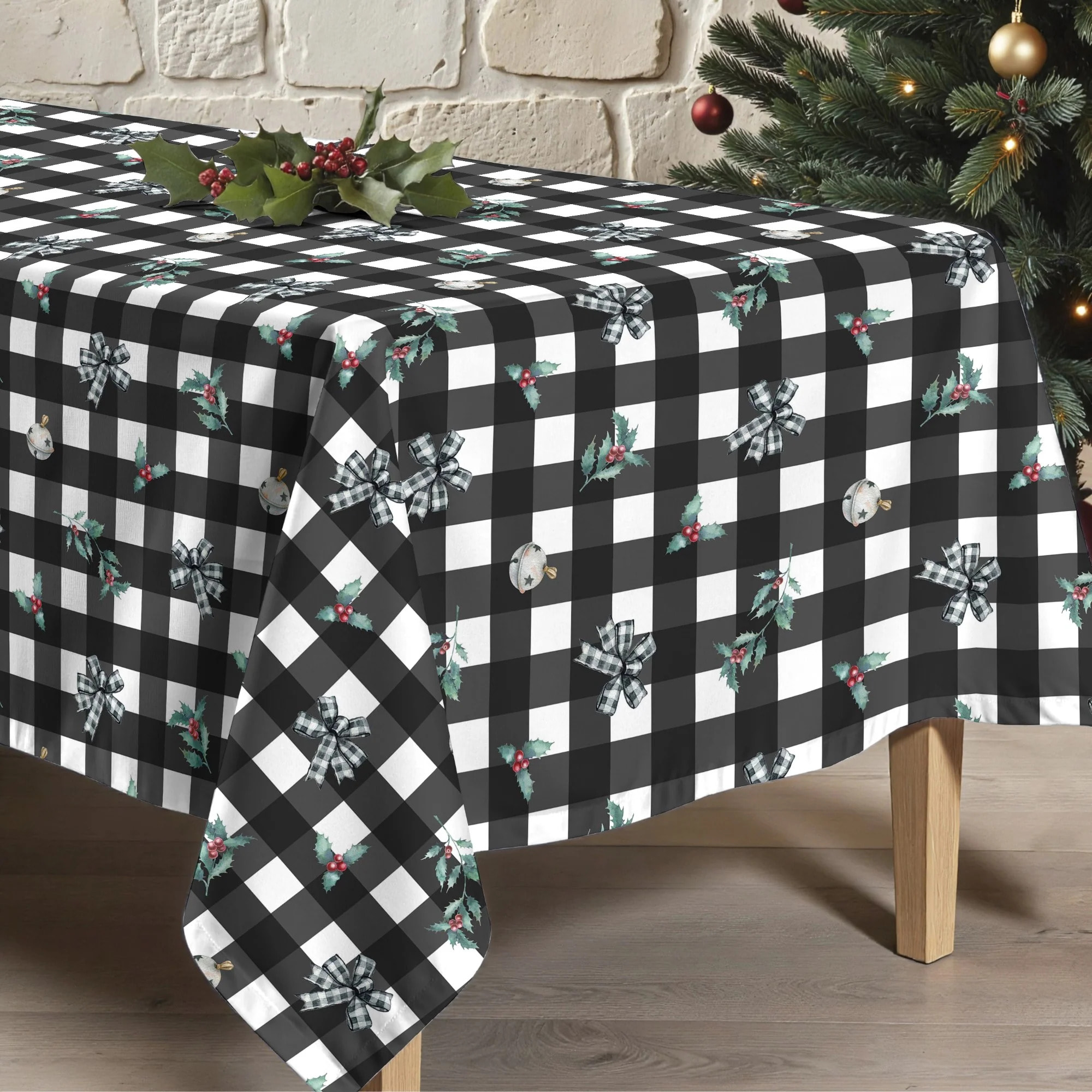 Nappe en résine Anti-tâches Elegant Christmas 1