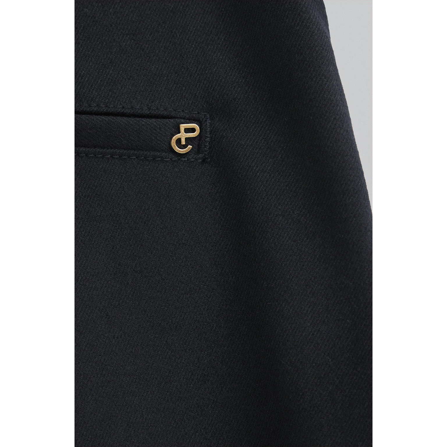 Pantalón azul marino de corte ancho con detalles Polo Club