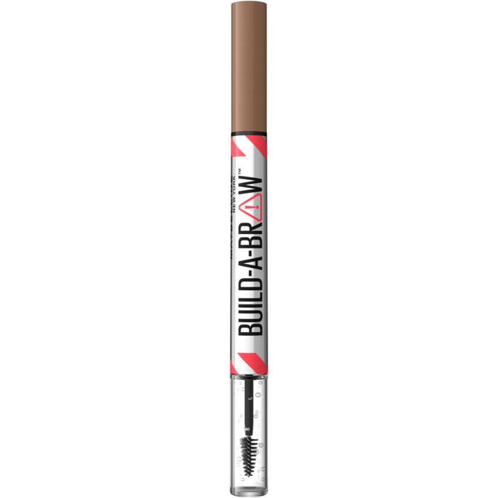 Maybelline New York Build-a-Brow Feutre et gel à sourcils 2-en-1 Soft Brown