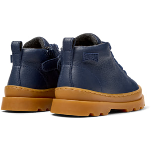 Botines - CAMPER Brutus - Azul - Cuero liso