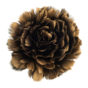 J-Line boule decorative - plumes - or