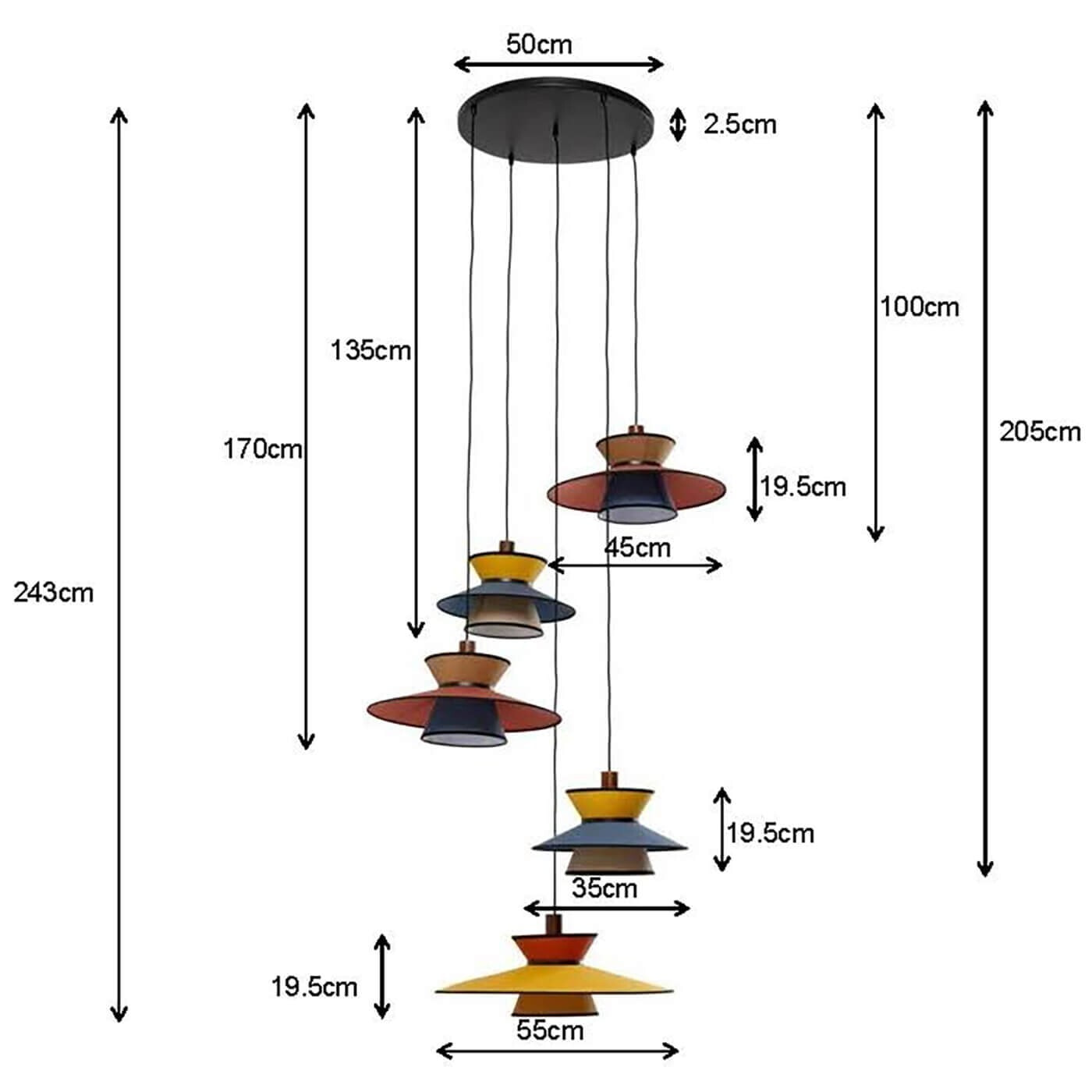 Suspension Riva 5 Kare Design
