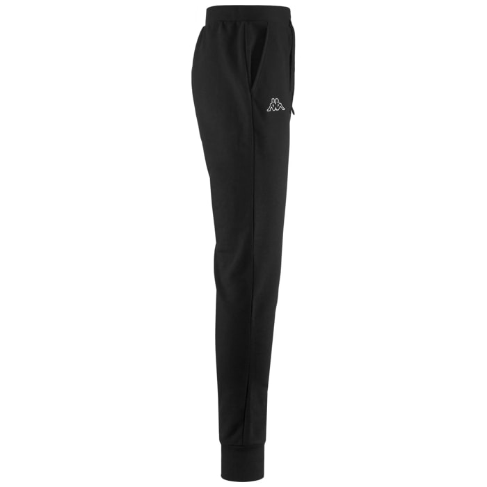 Kappa - Pantaloni Uomo Nero - Logo Korpo Zanty