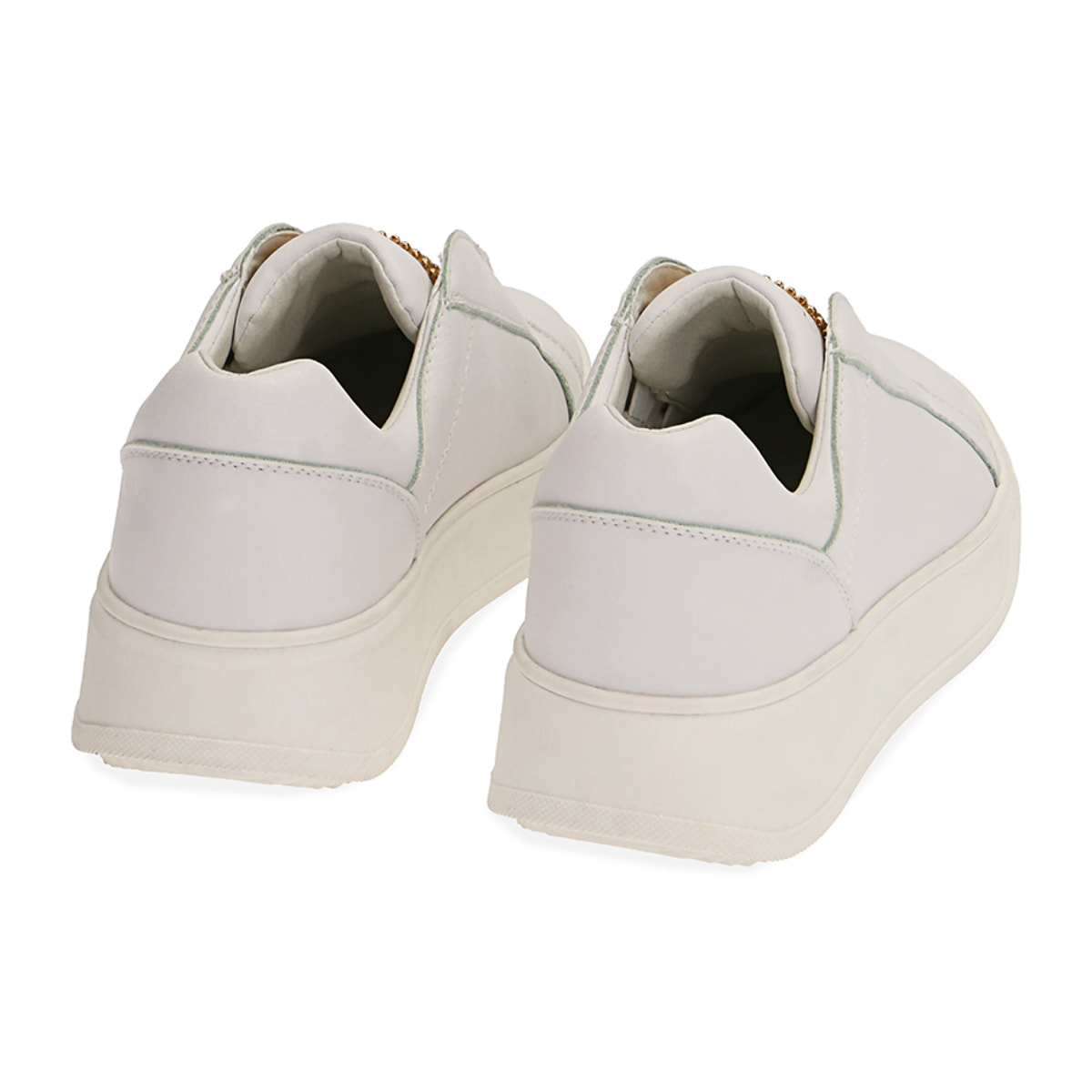 Sneakers bianco/oro