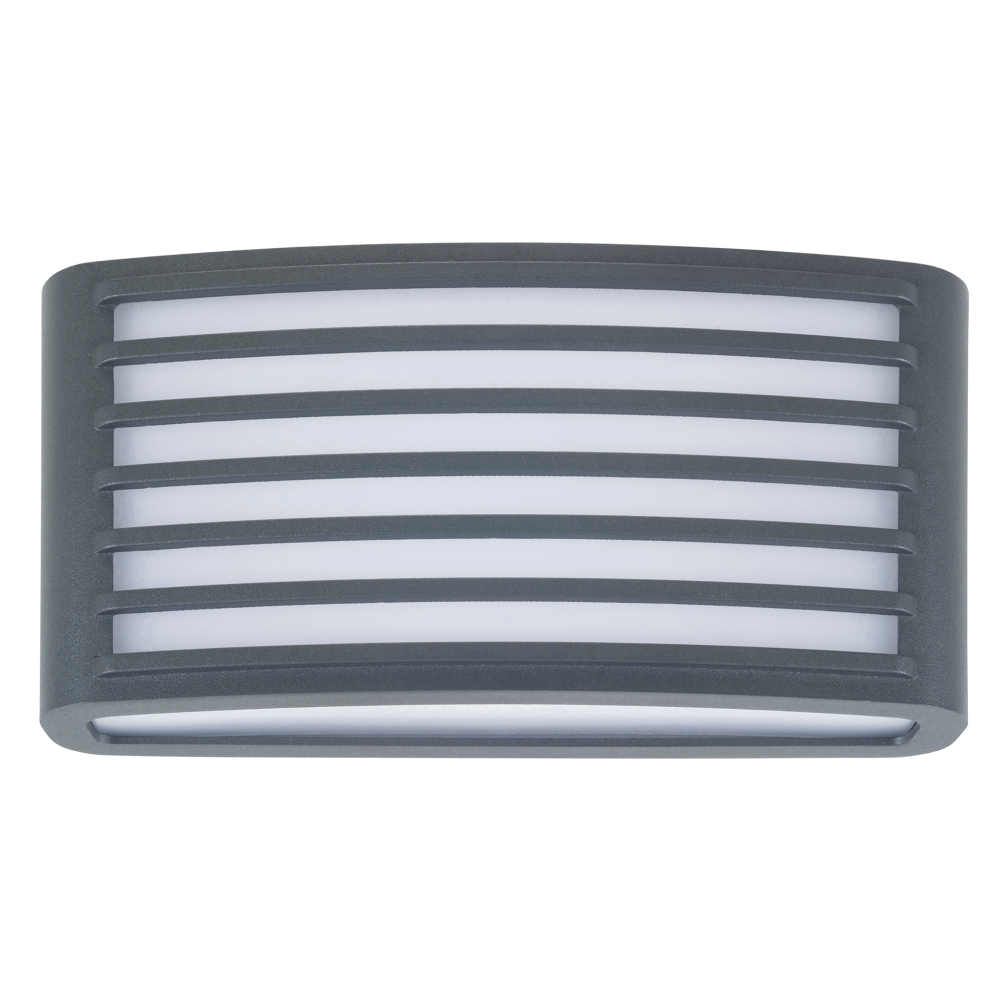 FORLIGHT Zenitha aplique exterior negro con led blanco cálido 3000K