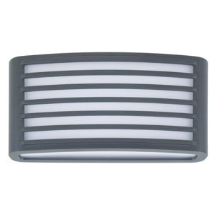 FORLIGHT Zenitha aplique exterior negro con led blanco cálido 3000K