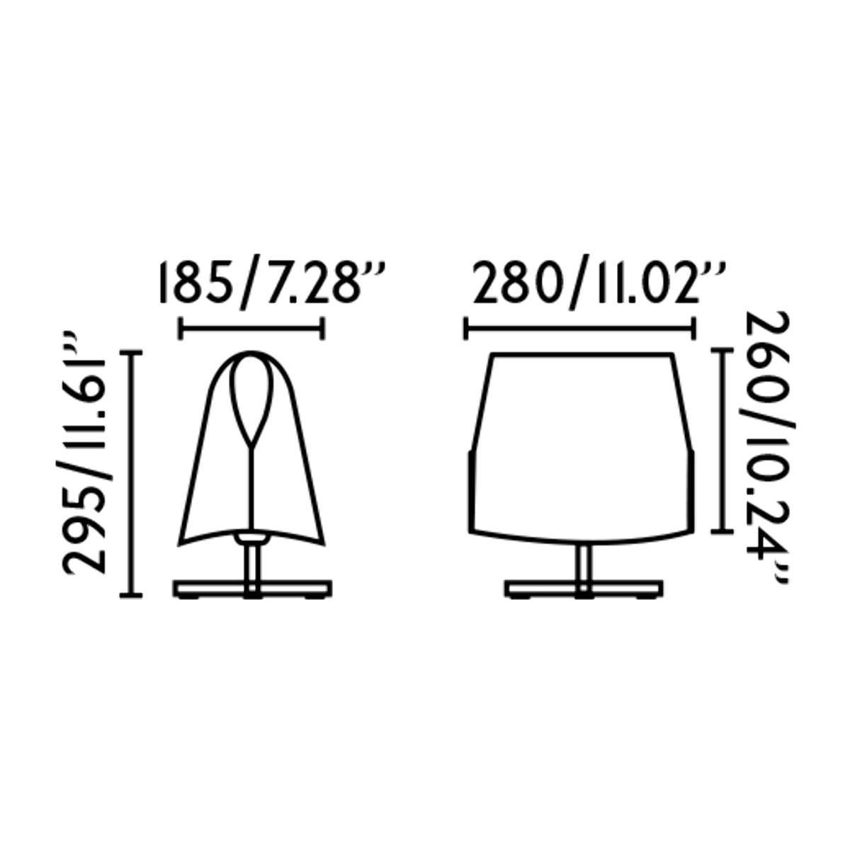 LUANG S Lampada da tavolo nera/cammello