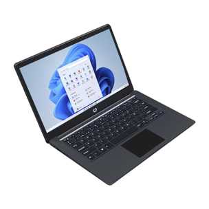 Ordenador portátil Netbook Pro 14,1” | Windows 10 Pro actualizable a Windows 11 Pro | Intel Celeron N4020 | 4GB RAM | 64GB | Teclado qwerty