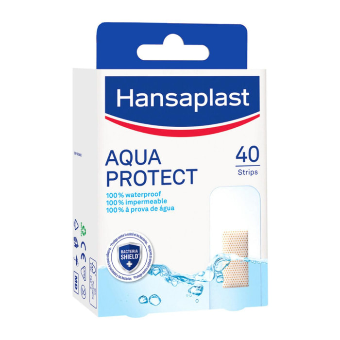 Pack de 3 - Hansaplast Pansements Aqua Protect x40 - 1 taille