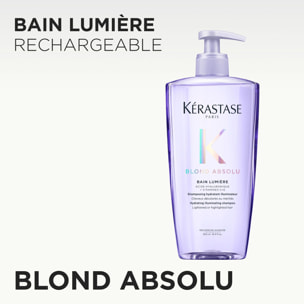 Kérastase Blond Absolu Bain Lumière Rechargeable - Shampoing illuminateur rechargeable pour cheveux blonds