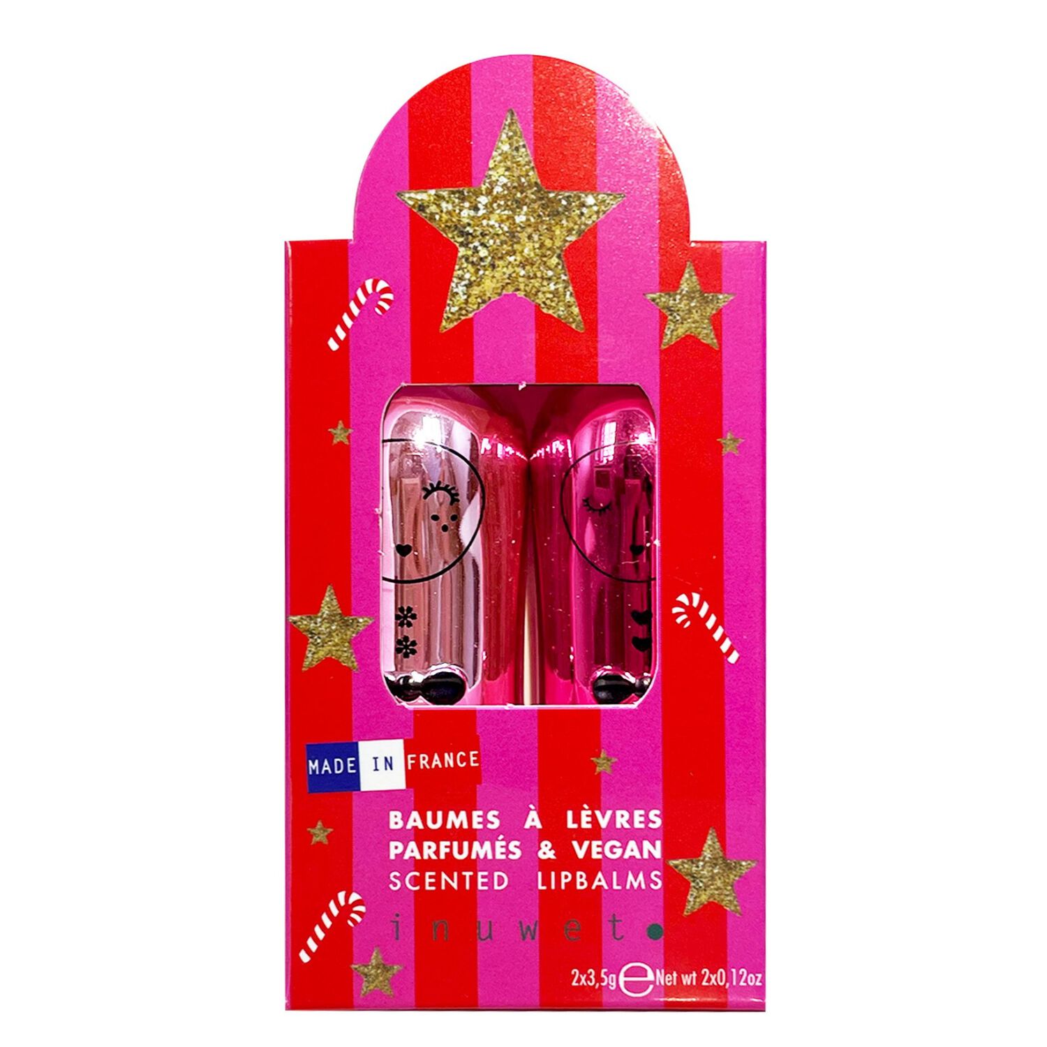 Framboise Pomme d'Amour - Coffret 2 Baumes à Lèvres