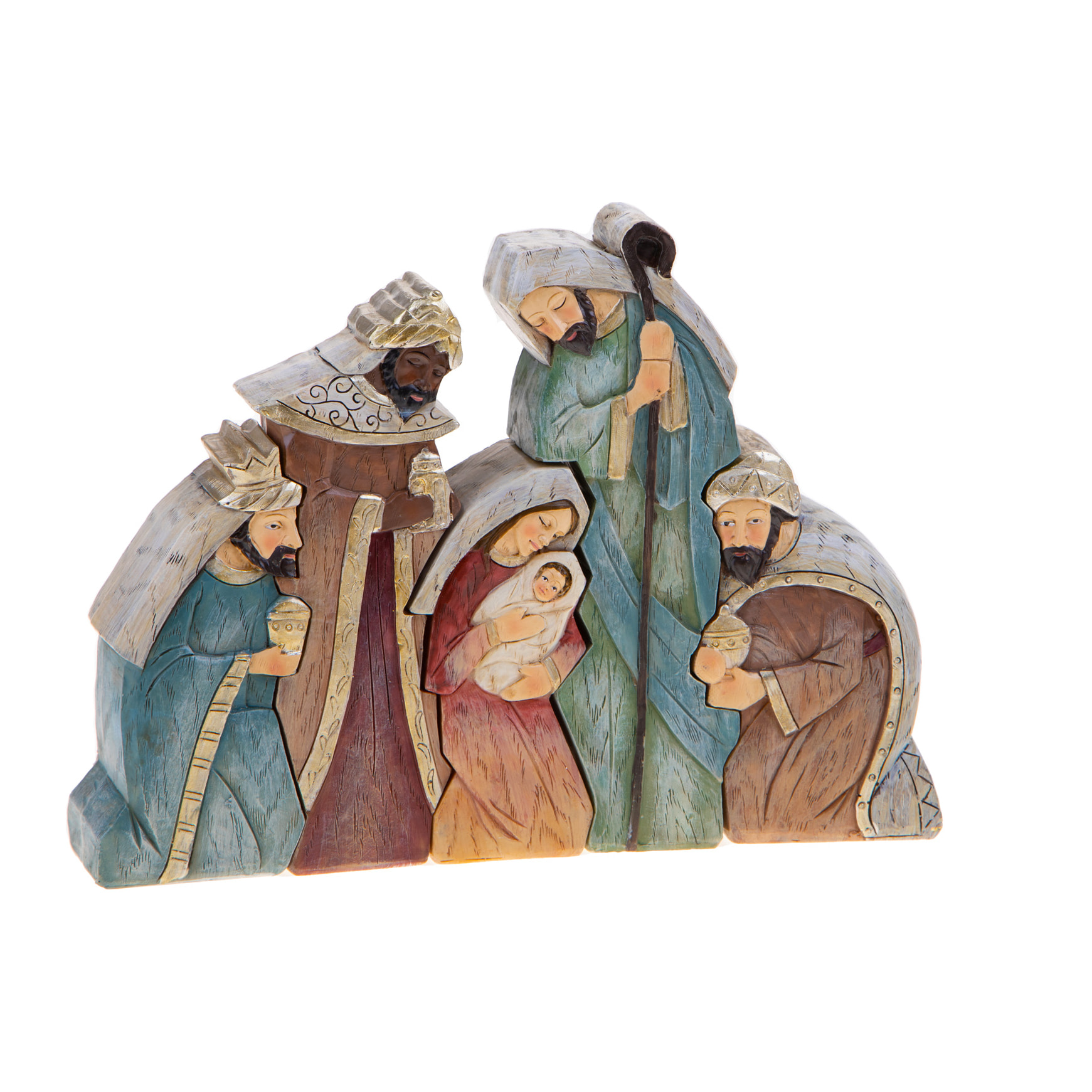 NativitÃ - Pezzi 1 - 22X16,5X4,5 - Colore: Verde - Bianchi Dino - Articoli Natalizi