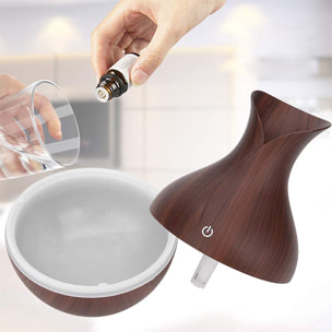 Umidificatore da 130ml con luci Led RGB.