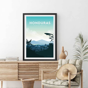 Affiche Voyage en Honduras Affiche seule