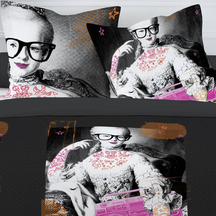 Parure Housse De Couette 100% coton Opera Rock
