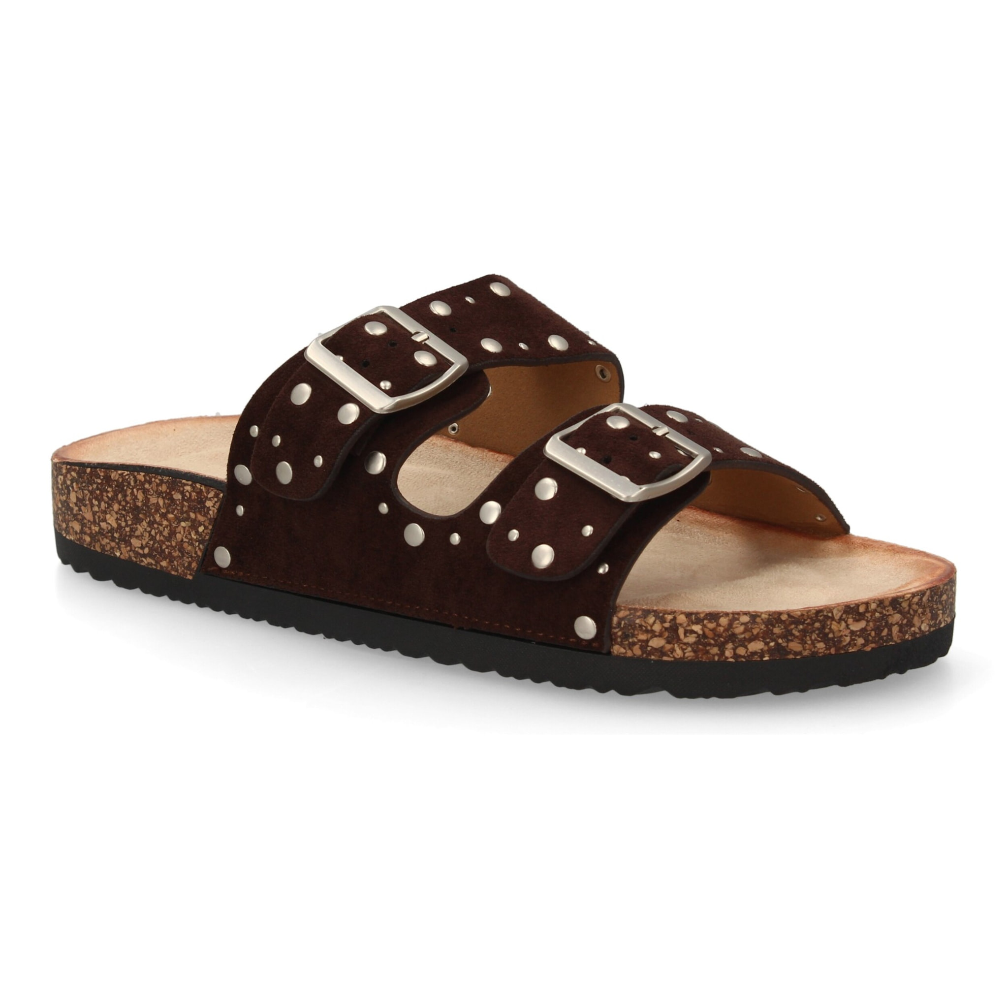 Sandalia bio mujer cómoda con tachuelas