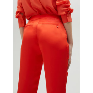 Pantaloni Flare Rossi