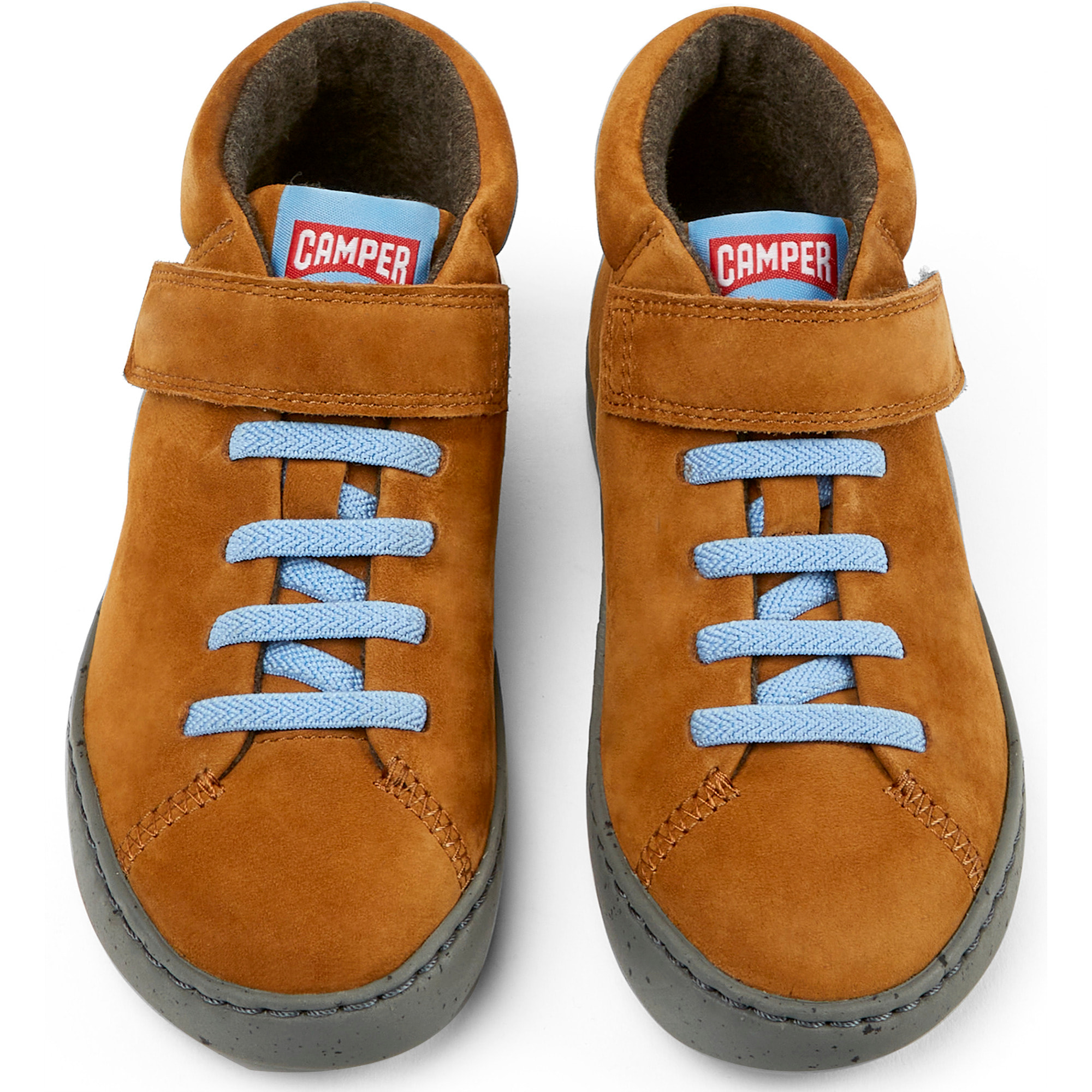 Zapatillas - CAMPER Peu Touring - Marron - Cuero Nubuck