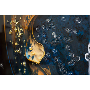 STAMPA SU TELA LACCATA C/CORNICE ANDROMEDA -B- CM 60X4X90