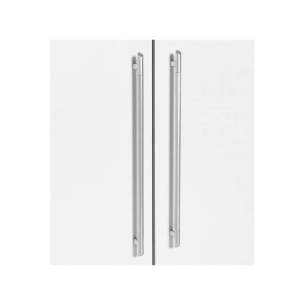 Armoire dressing 4 portes décor blanc et chêne sonoma - VENUS