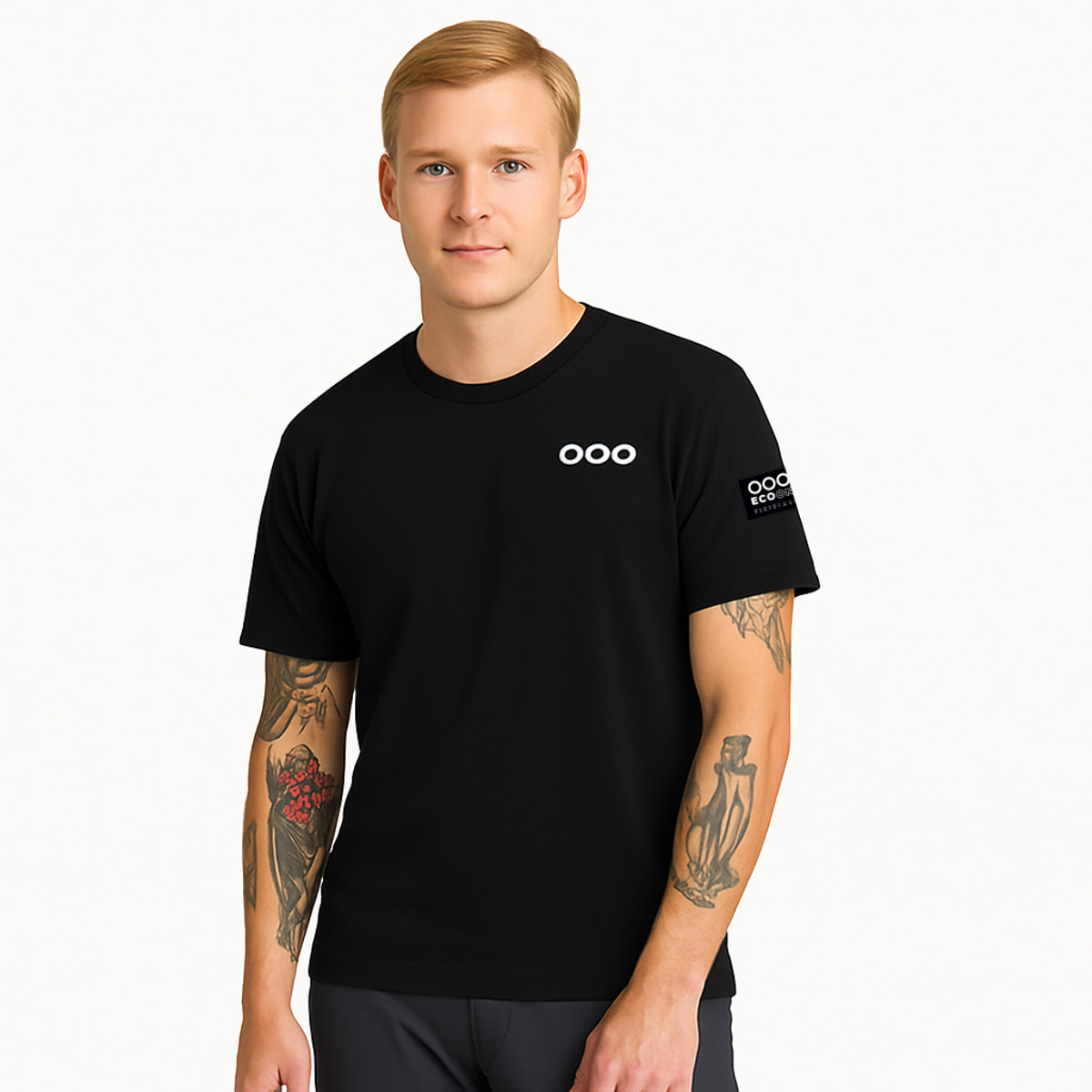 T-shirt uomo ECOON La Campetoise - Nero